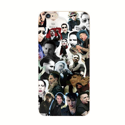 华为适用于13/7plus苹果Xp10P9手机壳Marilyn Manson玛丽莲曼森