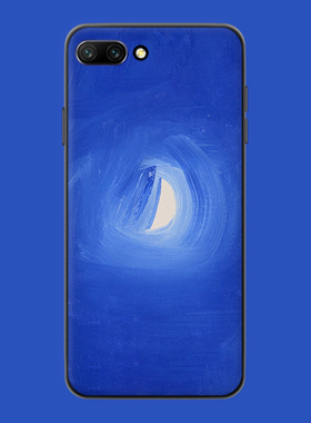适用于蓝色月亮荣耀v40/v30Pro手机壳50se/20s/10/60美术油画硅胶软