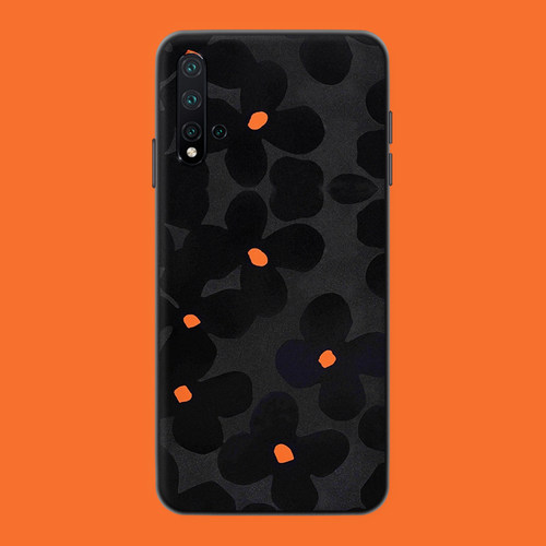 适用于萨尔坦手机壳华为nova8se/7pro时尚5i艺术复古4e花朵欧美女9