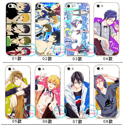 free男子游泳部iPhone7 12 8 plus适用于x松冈凛/橘真琴/七濑遥13