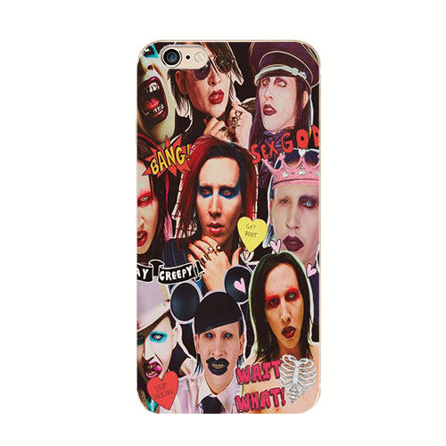 适用于13苹果X11pro一加OPPOR9手机壳Marilyn Manson玛丽莲曼森