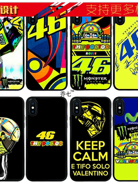 适用于华为MOTOGP罗西VR4摩托车苹果13MAX手机壳iphones防摔XR软V