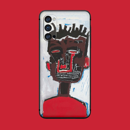 适用于Reno/5pro/7涂鸦搞怪r15油画findx3硅胶oppo手机壳ace2潮R17