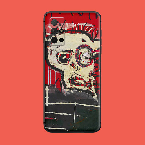 适用于荣耀v40/v30Pro手机壳30s/60/50se磨砂防摔创意个性涂鸦骷髅