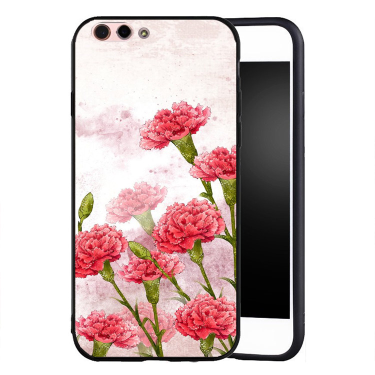 适用于oppor9s手机壳R11保护壳r9硅胶全包plus软套r11s软套康乃馨