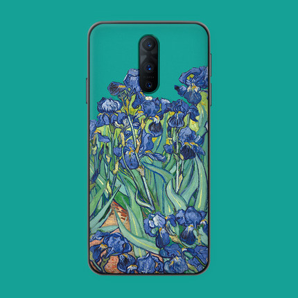 适用于Findx3艺术手机壳oppo r17/r15艺术美术reno/5pro/7se/ace2