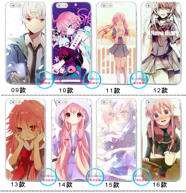 适用于我妻由乃/未来日记iphonexs 5s  12壳手机软x7 8 plus保护壳