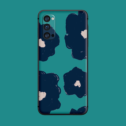 适用于Reno/5/7pro/findx3韩系ins风oppo手机壳ace2/R15/R17硅胶软