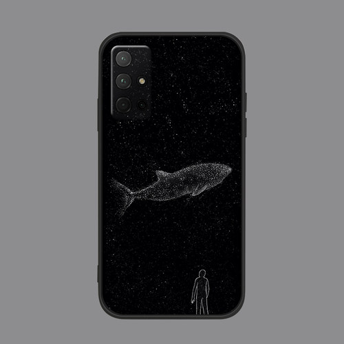 适用于天鱼行空荣耀v30pro手机壳v40/v8插画30s/20s硅胶软50se/9/60