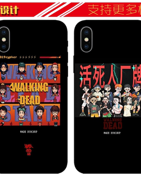 适用于嘻哈说唱厂牌walkingdead福克斯杨和苏手机壳苹果11PROXSMAX7