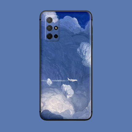 适用于磨砂全包荣耀v40/v30Pro/50se/20手机壳60/9创意小众油画飞机