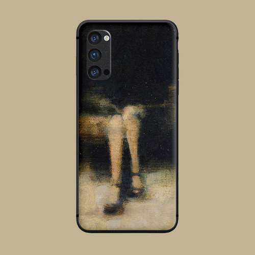 适用于创意艺术油画手机壳oppo硅胶findx3全包reno/5pro/7se/ace2