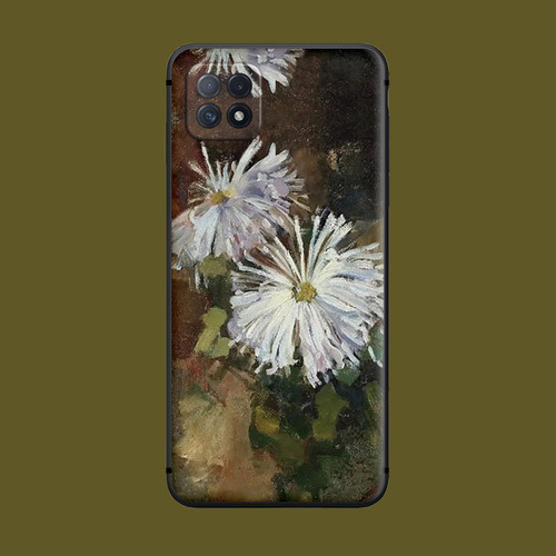 适用于蒙德里安手机壳oppo艺术a92s/a72/a93/a32美术生a11/a9花朵k3