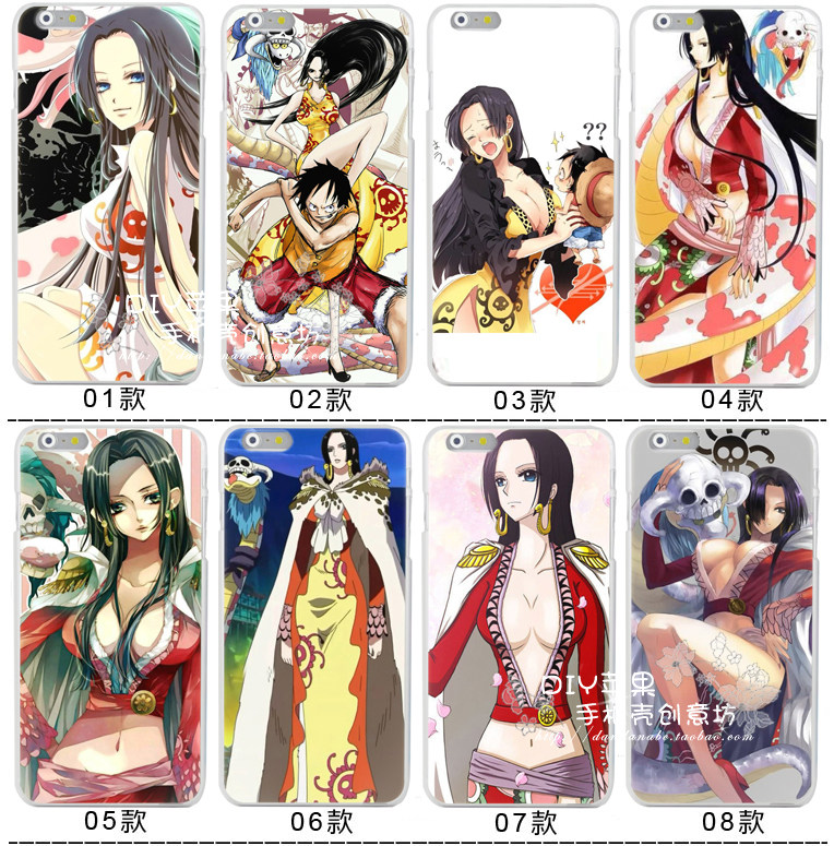 适用于海贼王iphone11/X7plus手机壳XS硅胶软壳12/13女帝波雅汉库克