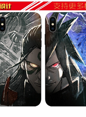 适用于华为火影忍者宇智波斑/千手柱间手机壳苹果11PROXSMAX678小米