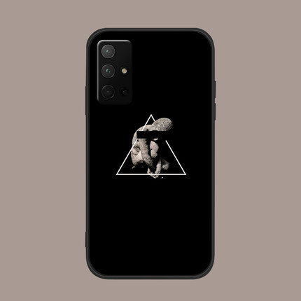 适用于雕塑艺术孤独者荣耀50se/30s/20s/10手机壳60/v40/v30pro硅胶