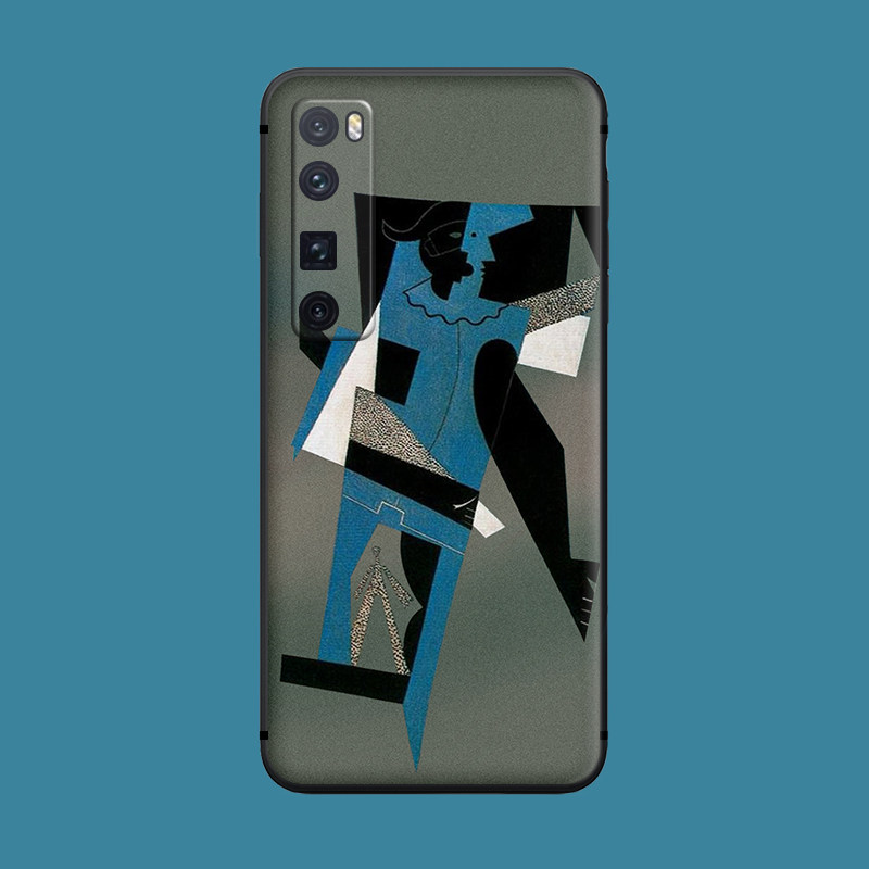 适用于华为手机壳nova9/8se/7pro/毕加索抽象油画5z/4艺术磨砂防摔