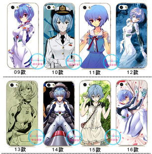 适用于凌波丽iphone12 7 11 plus保护套x 13手机壳xs新世纪福音战士