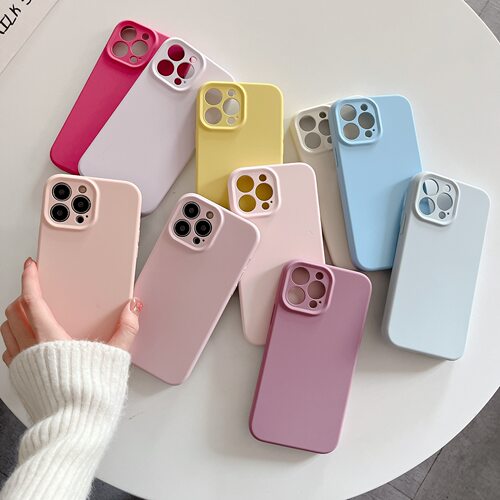 新款液态硅胶ins适用iphone17promax高级灰16pro苹果15手机壳14纯色13镜头全包plus情侣小众12简约防摔外壳