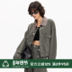AW25城市通勤系列 仿牛仔水洗做旧针织双领短款 外套 MWO 女款