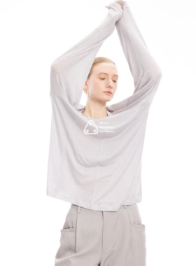 MWO 26春 天丝澳洲羊毛花纱长T恤 男女同款 城市系列