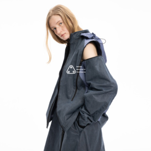 MWO 26春水洗拼接解构多造型连帽冲锋衣外套 男女同款 城市系列