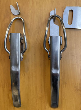 三轮车不锈钢边门扣加厚弹簧卡扣电动燃油三轮车车厢配件通用大全