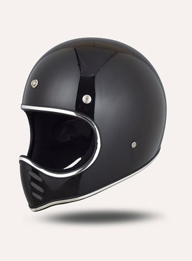 汤普森  复古全盔MT03款式 玻璃钢材质 摩托车头盔 3C认证头盔