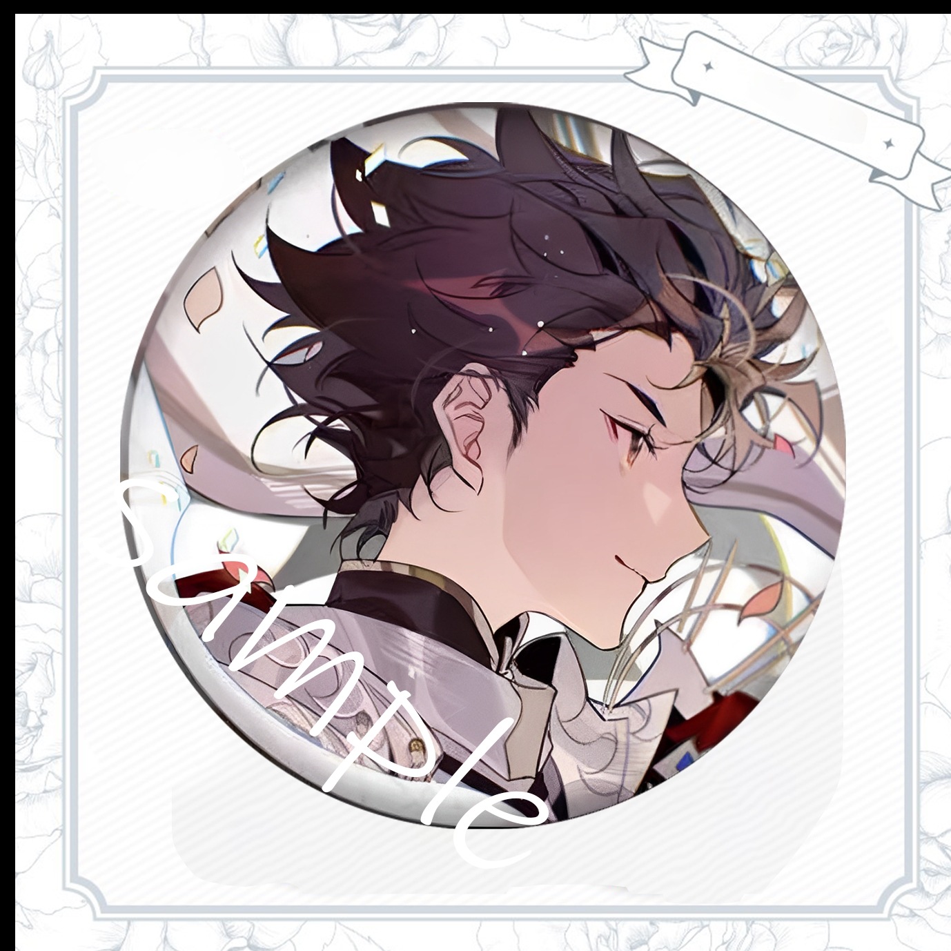 排球少年日向西谷夕孤爪研磨动漫同人周边镭射徽章马口铁58mm