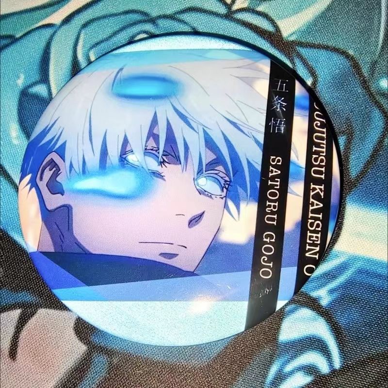 咒术回战五条悟反光吧唧徽章高颜值自制同人动漫周边徽章谷子挂件