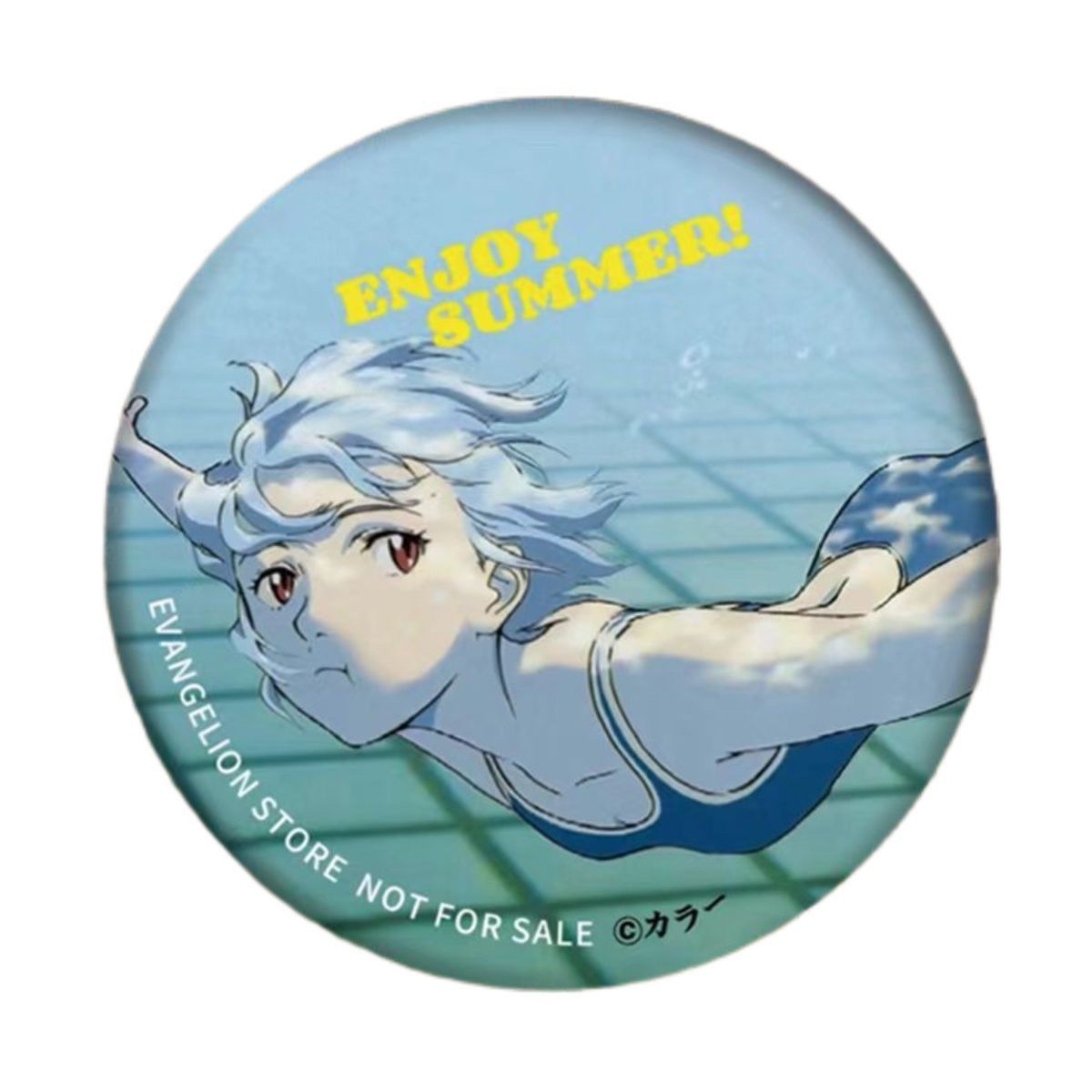 新款 【自制】EVA新世纪福音战士绫波丽 明日香吧唧徽章 送同学