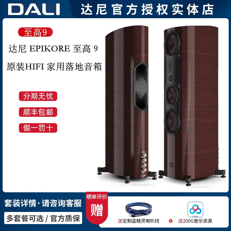 丹麦达尼DALI EPIKORE9至高9次旗舰系列发烧HIFI进口家用落地音箱