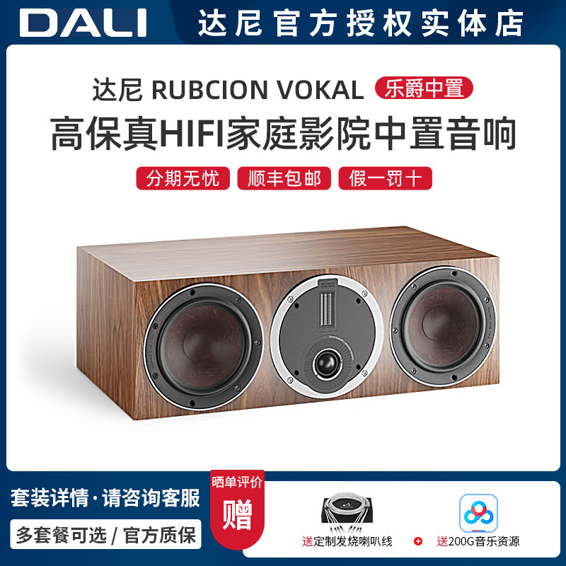 丹麦DALI/达尼 RUBICON VOKAL乐爵 高保真家庭影院中置音响 一只