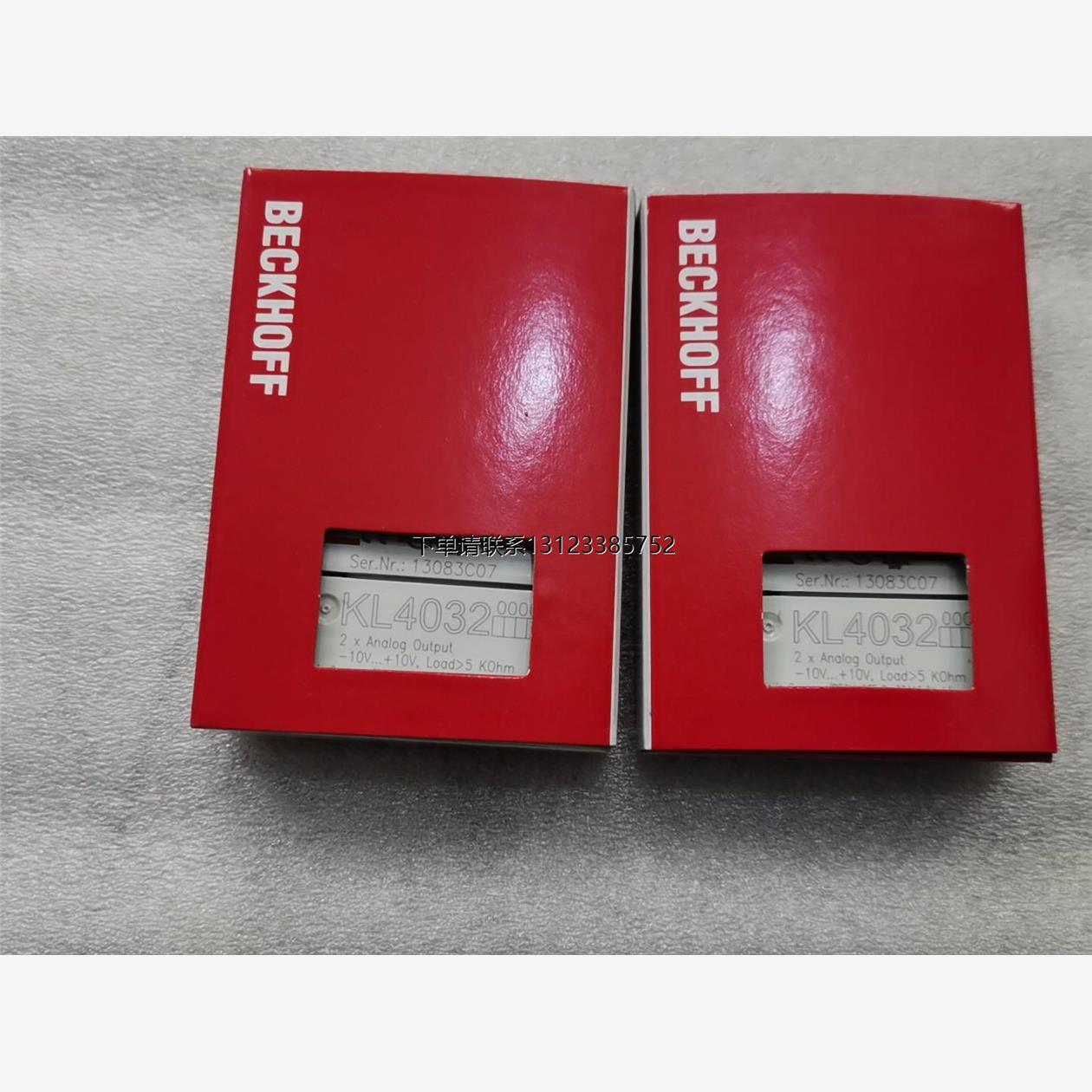 询价倍福BECKHOFF KL4032模块，全新原装正品，2路模