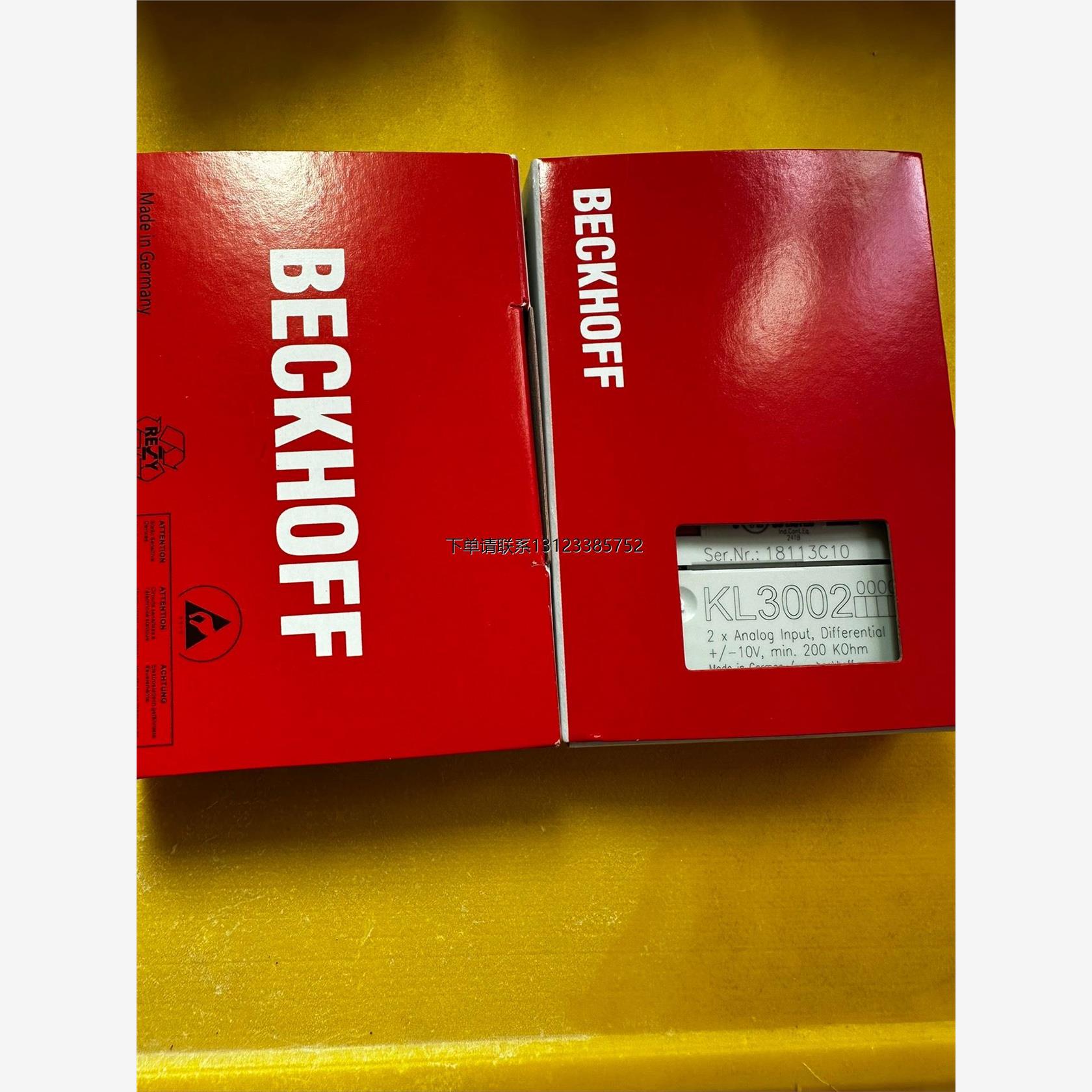 询价倍福模块KL3002全新原装需要的朋友来