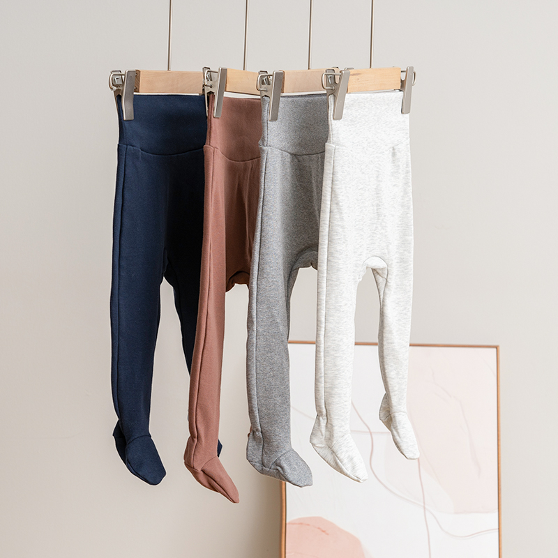 拉波米婴儿纯棉包脚大PP裤