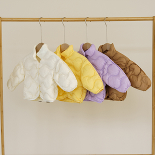 拉波米短款轻薄幼童男女童婴儿秋冬外套童装白鸭绒保暖宝宝羽绒服