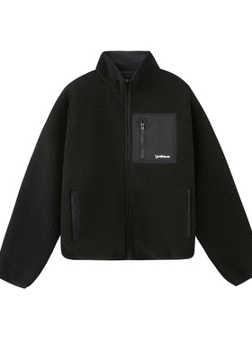 VIA VITSOE FW25 SHERPA REVERSIBLE JACKET双面穿羊羔绒立领外套
