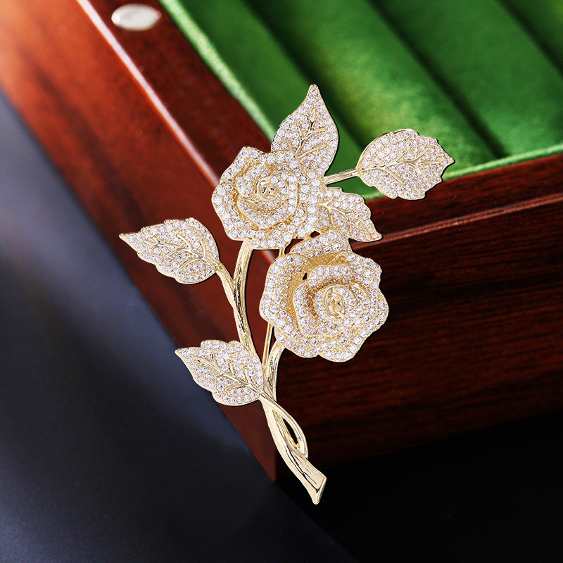 2026大气奢华玫瑰花胸针高级感轻奢花束别针外套衣服配饰优雅胸花,饰品/流行首饰/时尚饰品新,胸针,淘宝优惠券,粉丝福利购,淘宝优惠卷