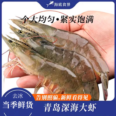 海底食界大虾青岛特大号新鲜活补