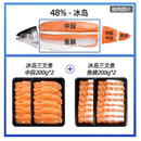 冰岛冰鲜三文鱼新鲜 包邮 4份中段鱼腩开袋即食刺身共800g顺丰
