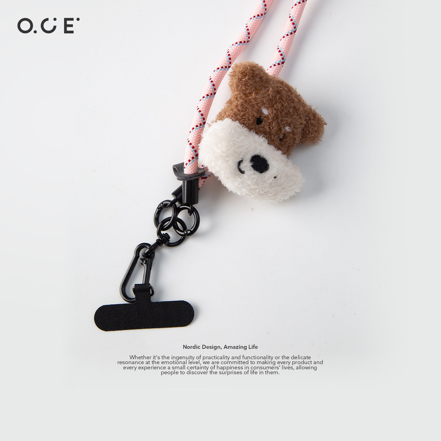OCE趣味动物手机挂绳斜挎可背挂链挂脖链条防盗电话壳绳子可调节图片