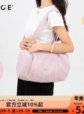 OCE漫行系列单肩包小众褶皱肌理感饺子包休闲百搭韩系简约包包女