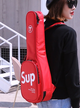 尤克里里琴包2123寸2426寸3034寸防水加厚可爱双肩背吉他琴盒琴袋