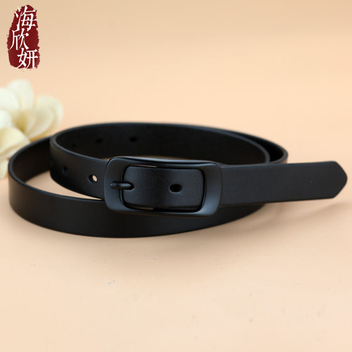 【万能搭配】皮带女牛皮裤带百搭