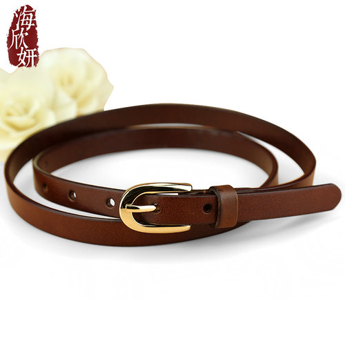 休闲风复古针扣配裙子简约皮带