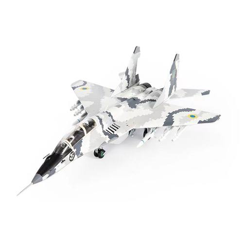 JC WINGS1：72合金飞机乌克兰空军米格29 MIG-29UB成品静态模型