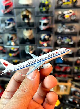 1：400比例合金飞机空客A320中国国际航空客机有天线版礼品级藏品