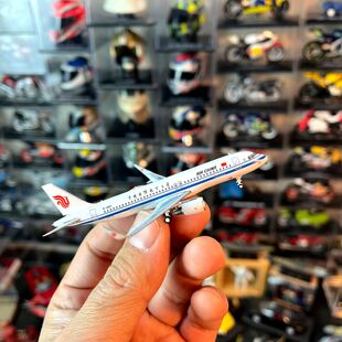 礼品级藏品 1：400比例合金飞机空客A320中国国际航空客机有天线版