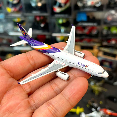 1：400比例合金飞机空客A320-200客机泰国泰航带收藏卡礼品级藏品